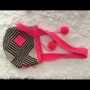 Handmade wayuu Colombian mochilla bag